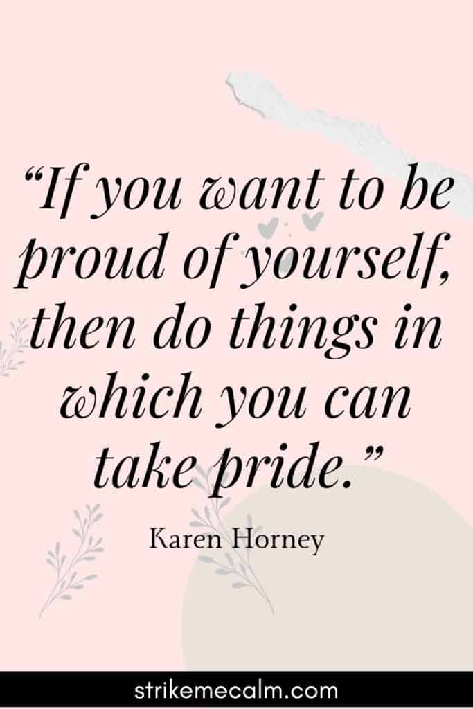 quotes about being proud of yourself