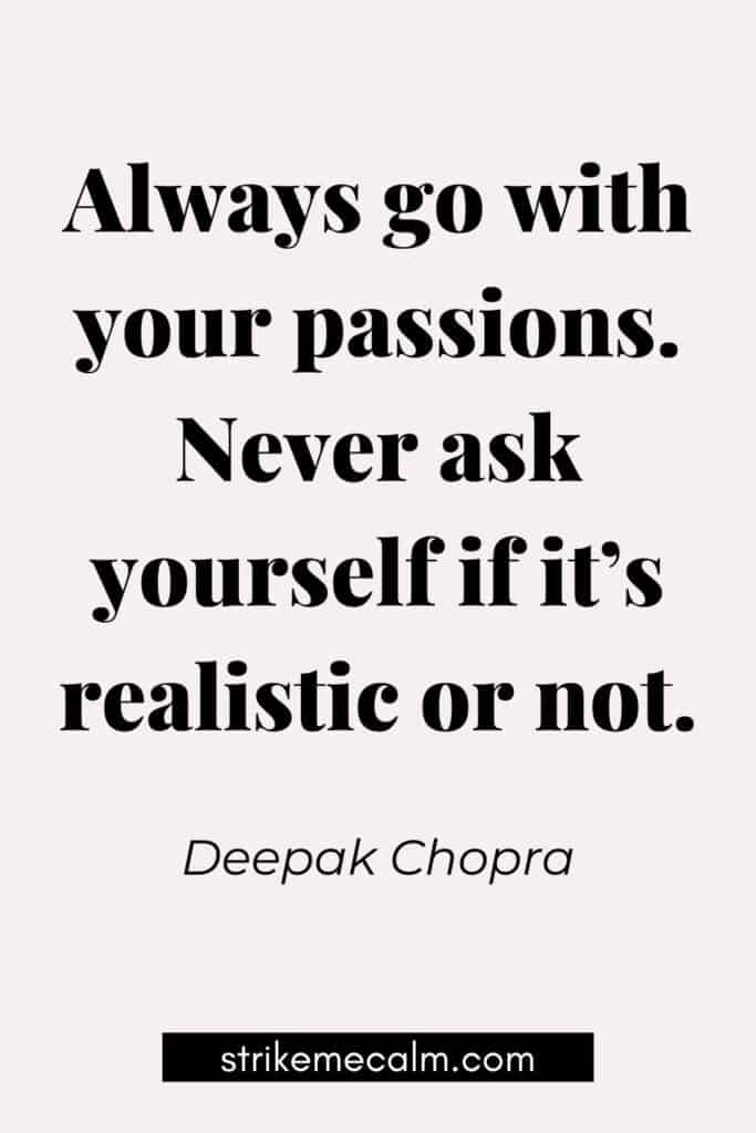quotes about following your passion