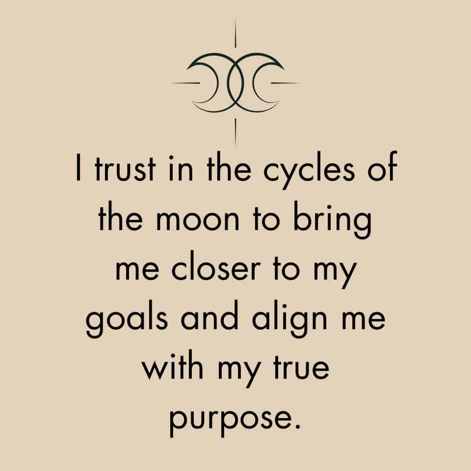 affirmations for the new moon