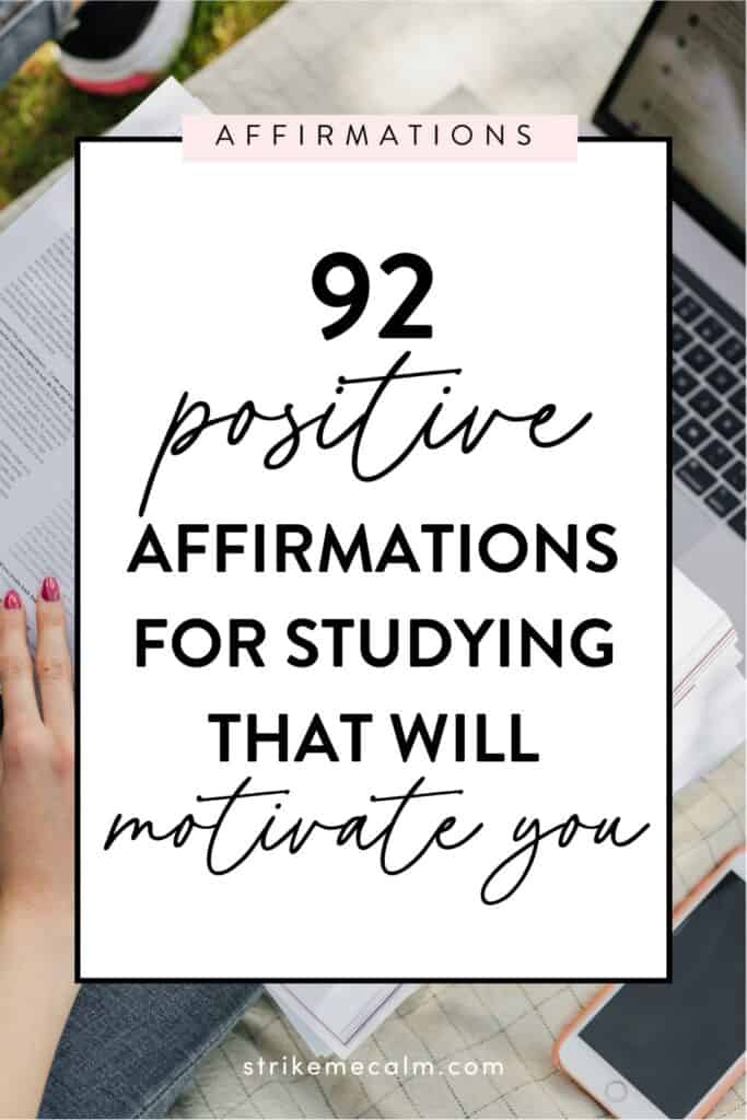 affirmations for students
