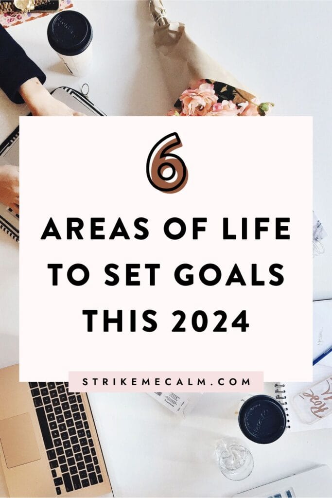 areas of life to set goals 