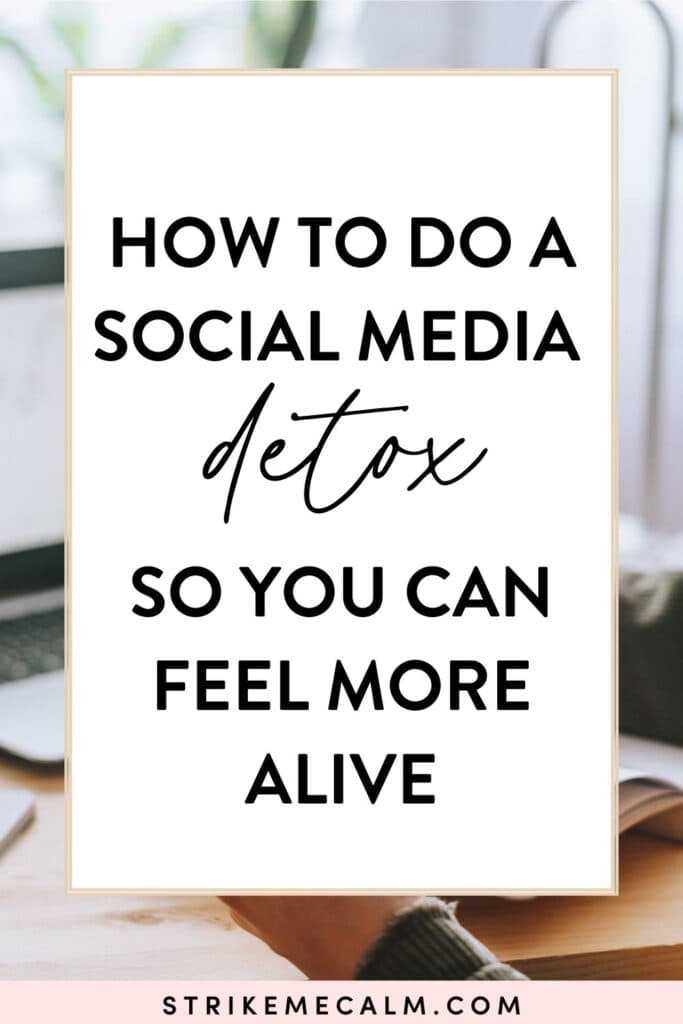 how to do a social media detox