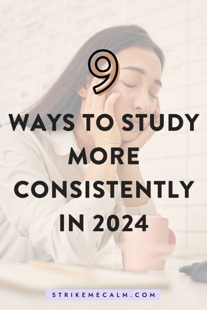 how to study consistently