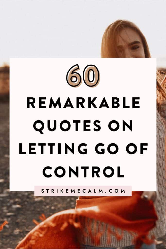 quotes on letting go of control
