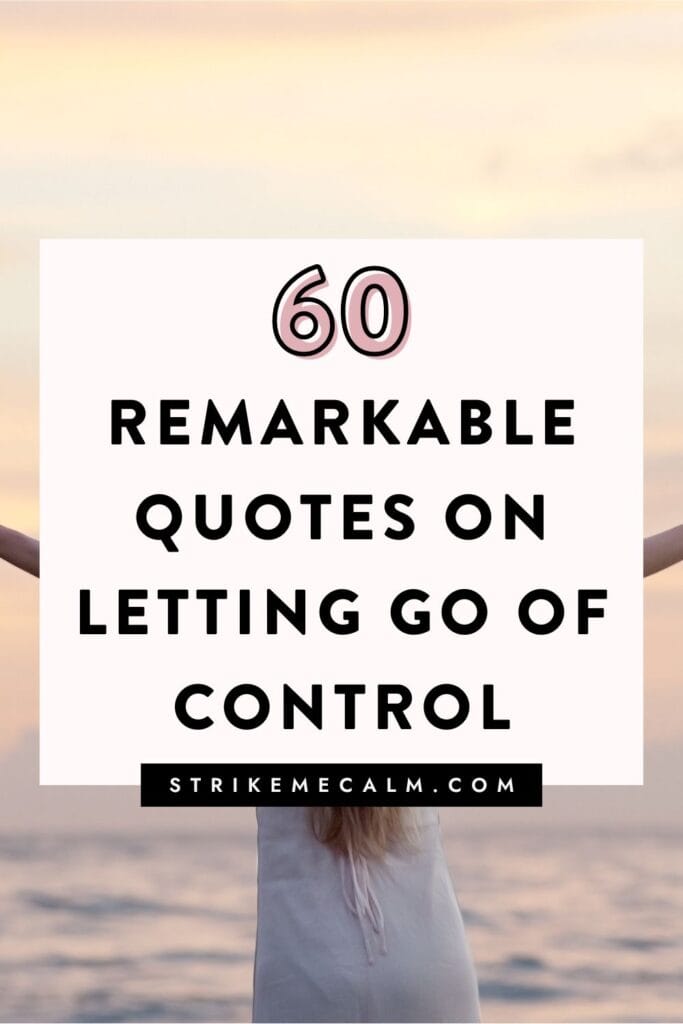 quotes on letting go of control