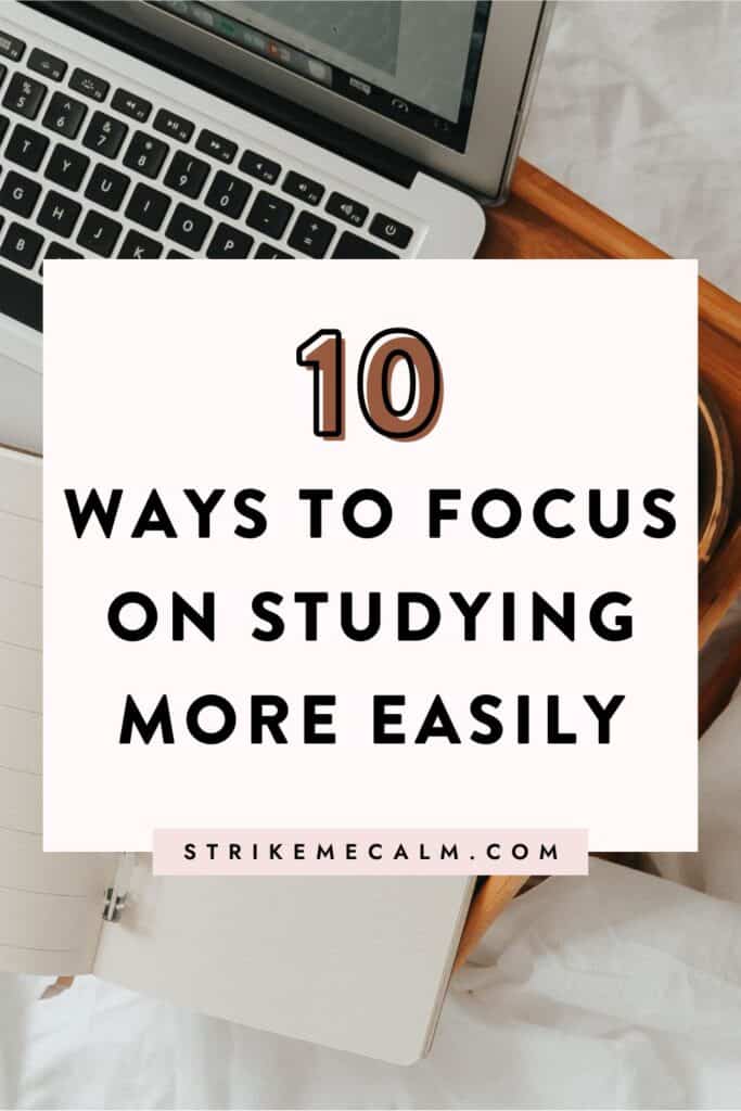 how to focus on studies 